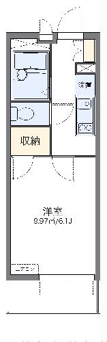 レオパレスラトナの間取り写真