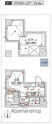 スパシエ新高円寺の間取り写真