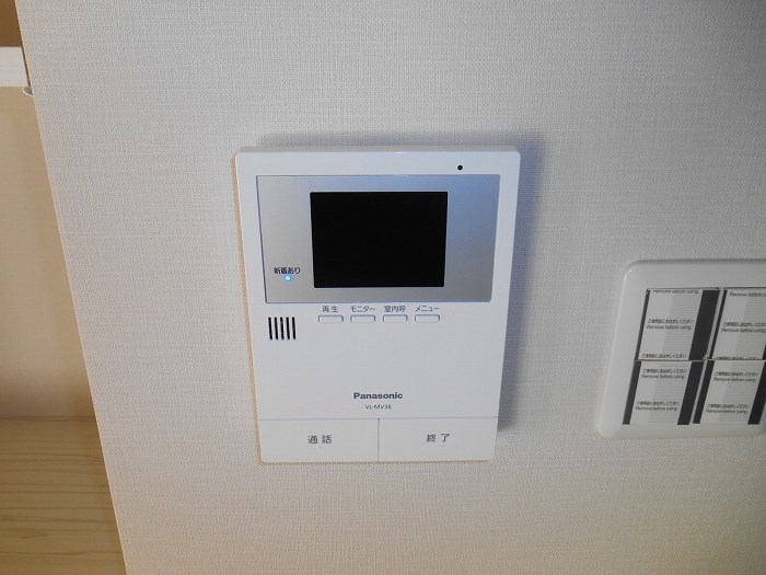 セキュリティ　同物件別部屋参考写真です