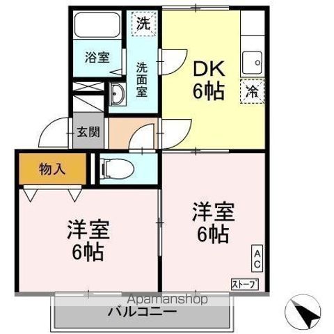 セジュール類家の間取り写真