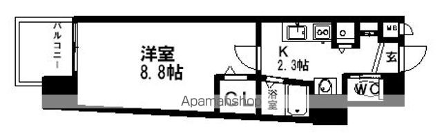地下鉄桜通線 丸の内駅 徒歩6分 9階建 築19年の間取り写真