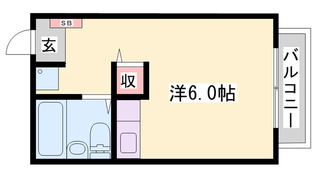 パレス苫編Iの間取り写真