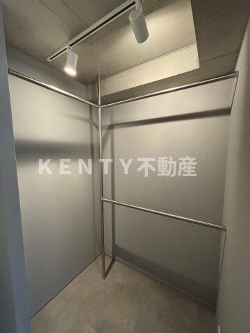 収納　たっぷりとした収納スペースです