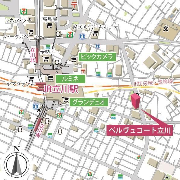 ＪＲ中央線 立川駅 徒歩6分 10階建 築10年のその他写真