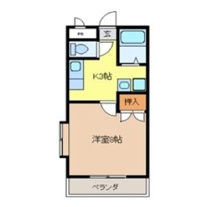 オカダハイツIIの間取り写真