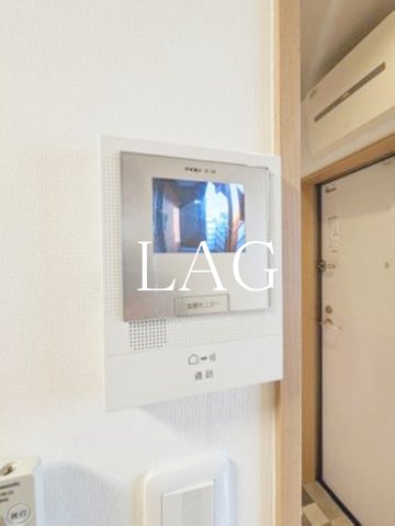 セキュリティ　モニター付きインターフォンです。