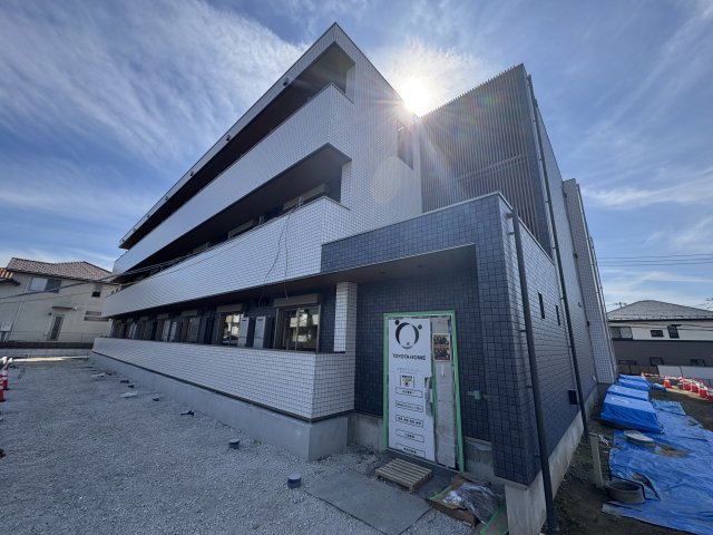 建物外観　※建築中の写真です。