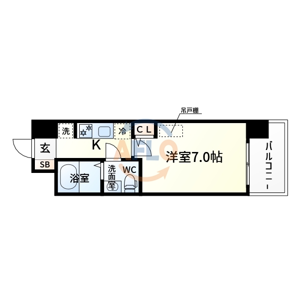 セレニテ東三国ミラクの間取り写真