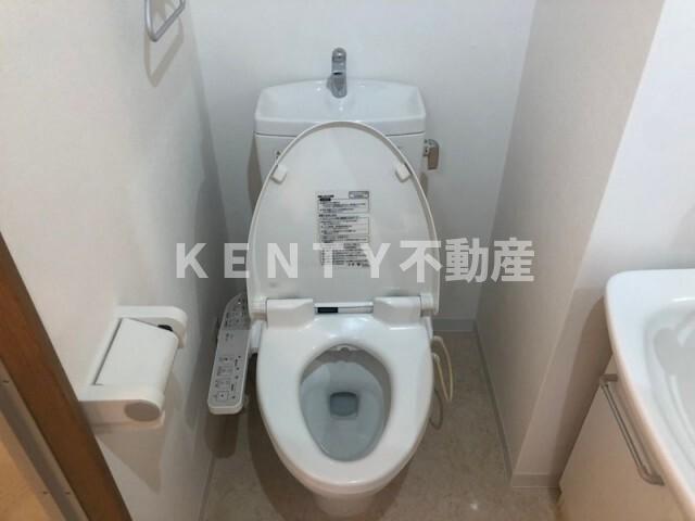 トイレ　ゆったりとした空間のトイレです