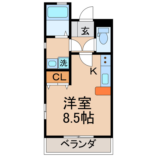 Petite fluer（プチフルール）の間取り