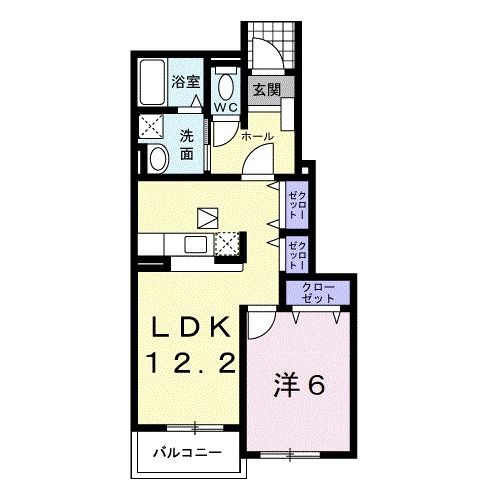 伊都郡かつらぎ町大字大谷のアパートの間取り