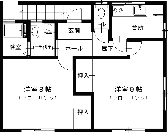 本郷アパートの間取り