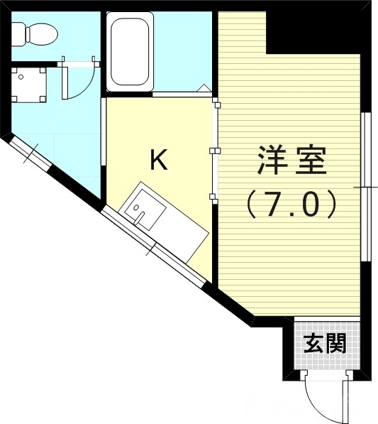 都由乃アパートの間取り