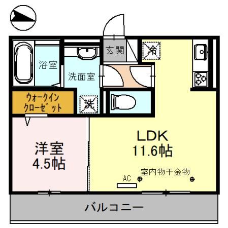 D-Residence上野本町の間取り