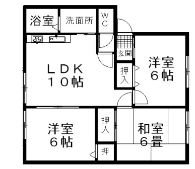 ソレジオ壱番館の間取り