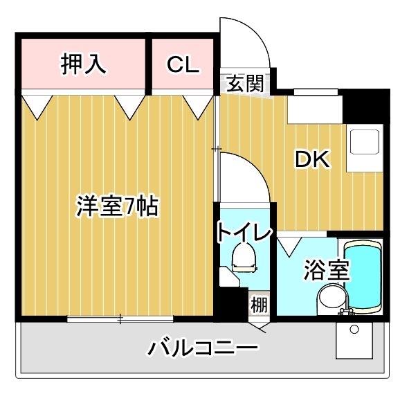 【メゾンセイントマローの間取り】