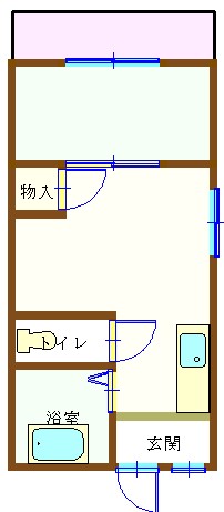 井上ハイツNo2の間取り