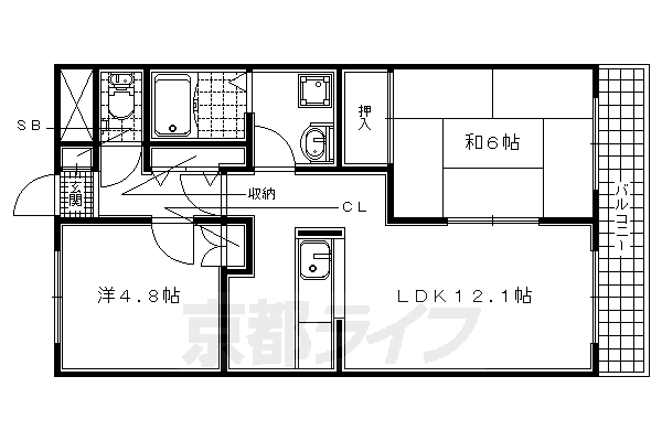 ＫＡＲＡＭＯＳＳ（カラモス）の間取り