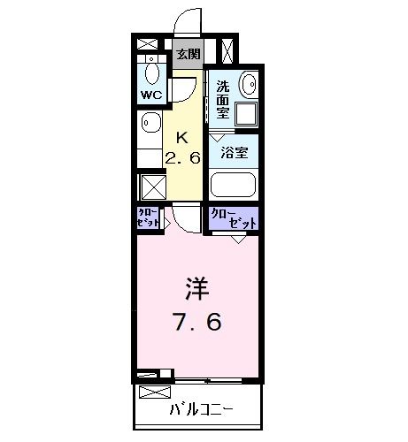 カーサ大塩の間取り