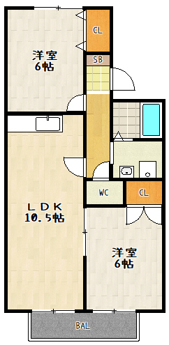 コンフォートＭの間取り