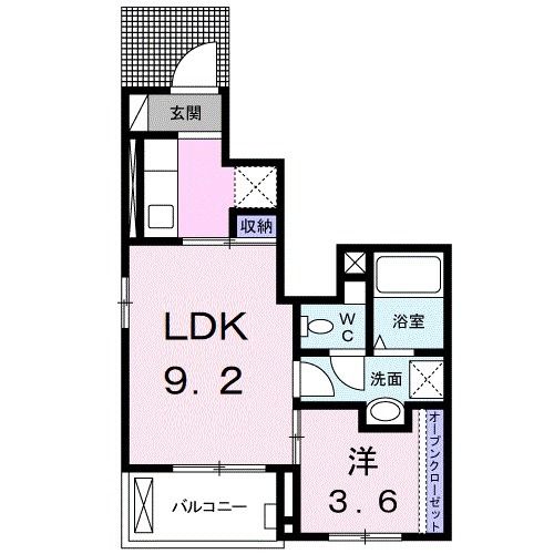 Ａ．Ｓ．Ｔ　サニーＣの間取り