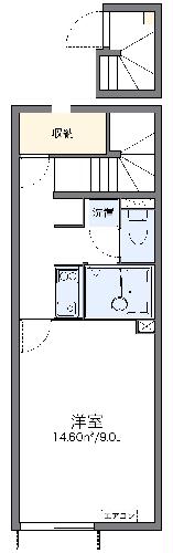 レオネクストじんすい　ひかりの間取り