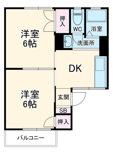 ファミール的場の間取り