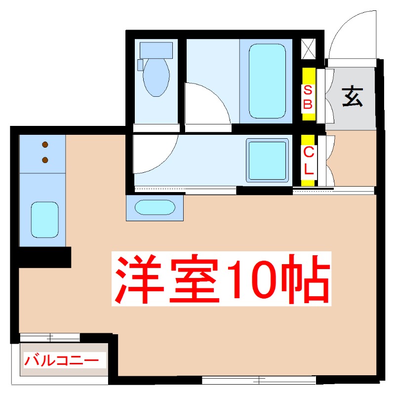 ポートピアＨＡＫＵの間取り