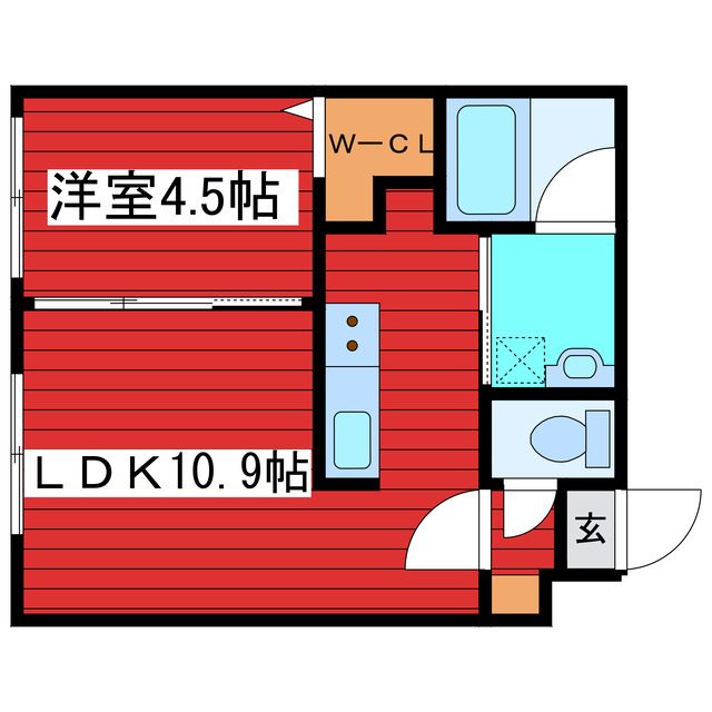 Aster月寒西IIの間取り