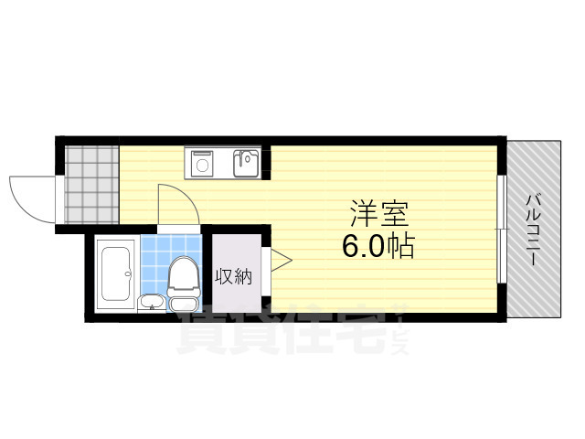 柴島ハイツの間取り