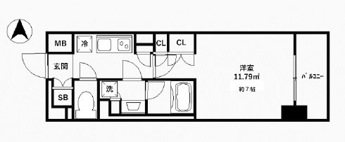 【TFレジデンス川崎殿町EASTの間取り】