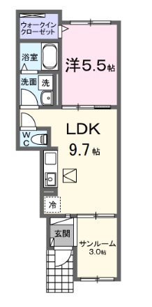 リアンハウスの間取り