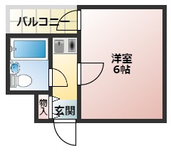 【甲斐町TKハイツの建物外観】