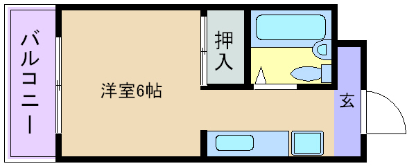 京都市上京区上立売町のマンションの間取り