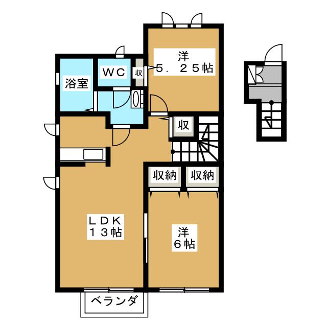 ベラ・カーサ　Ｂ棟の間取り