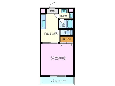 【マ・メゾンＭの間取り】