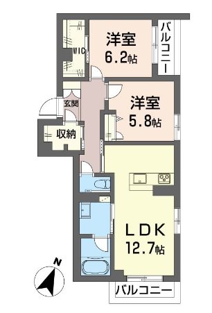 メープルガーデンの間取り