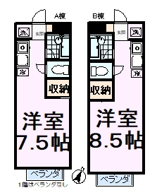 サンシティ春日Ｂ棟の間取り