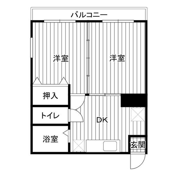 中倉麻布マンションの間取り