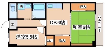 ラール山下の間取り