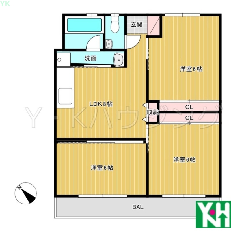 新川211の間取り