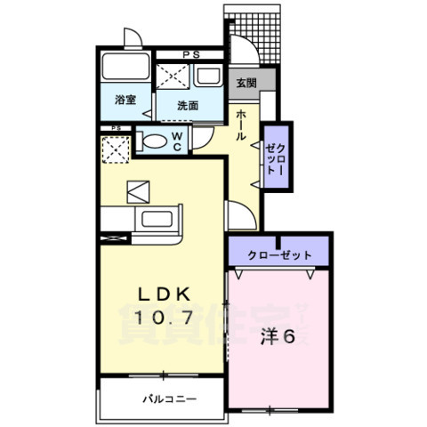 池上台コーポラスの間取り