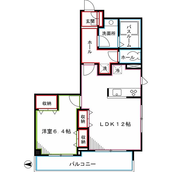 杉並区堀ノ内のマンションの間取り