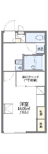 レオパレス泉が丘の間取り