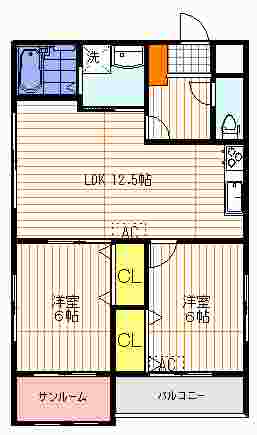 アリックスの間取り