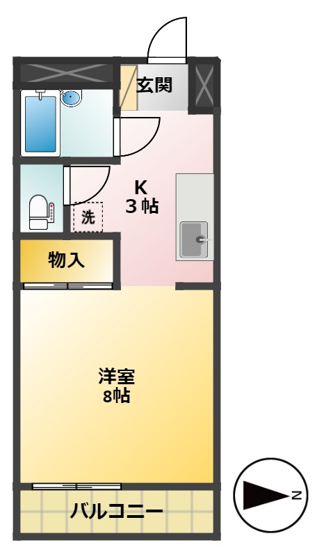 サンクレール玉川の間取り