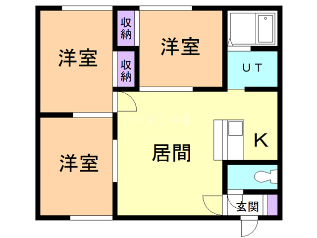 パールハイツ豊岡の間取り