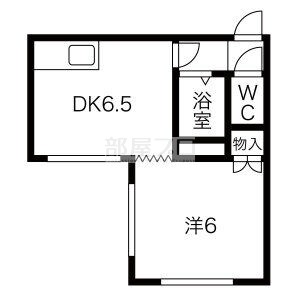 札幌市白石区栄通のマンションの間取り