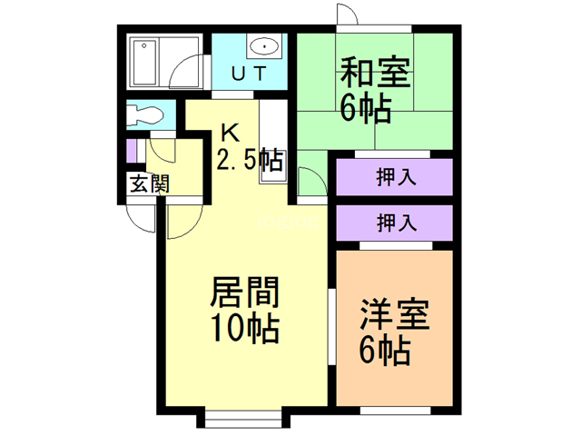 コーポハヤシの間取り