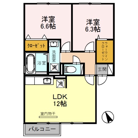 【グランモアＺＢ棟の間取り】